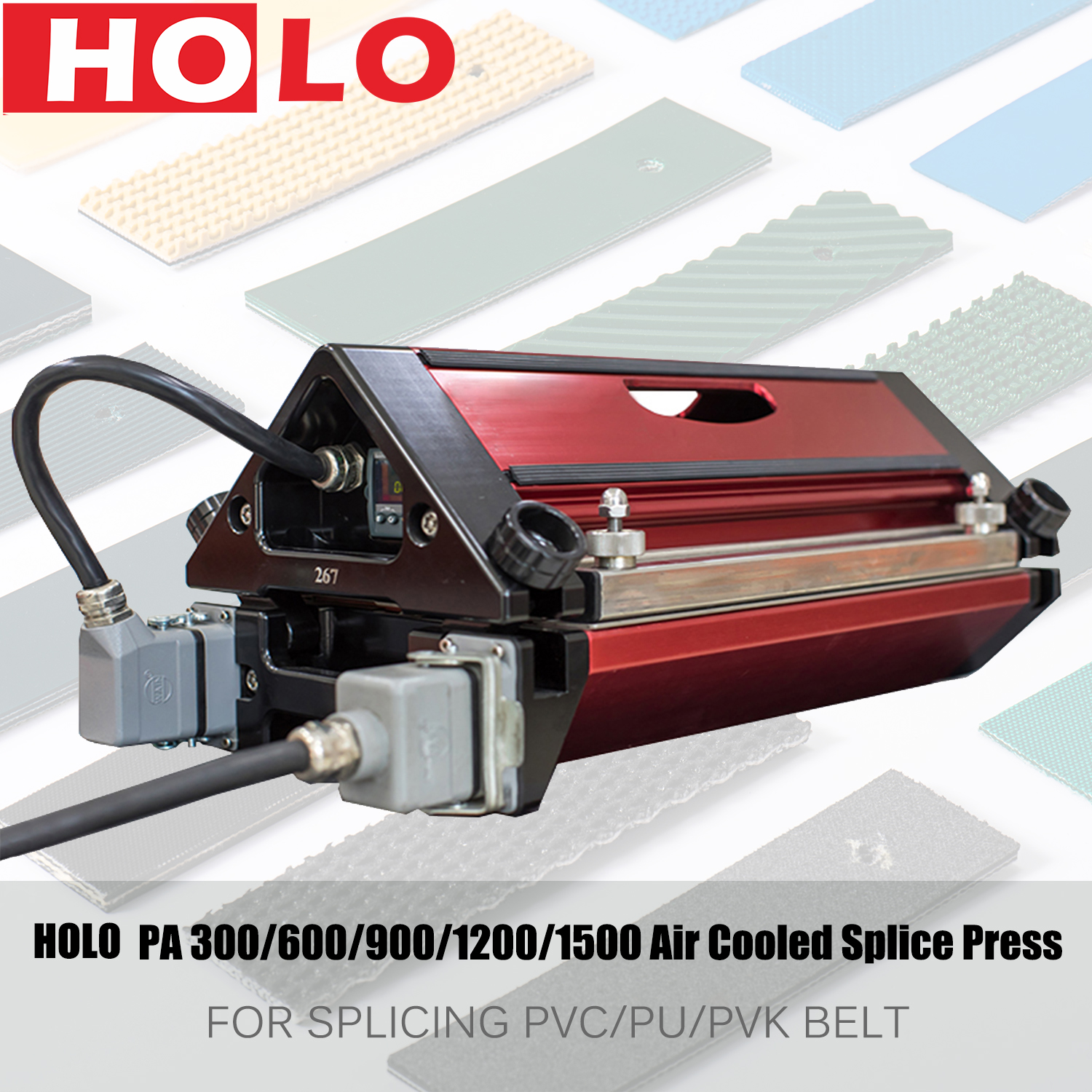 PA300 - PVC PU Conveyor belt Hot Splice Press Air Cooled Press