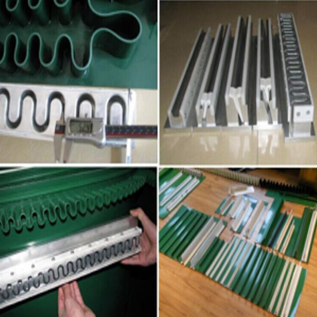 PVC PU Conveyor Belt Profile Cleat / Sidewall / V Guide