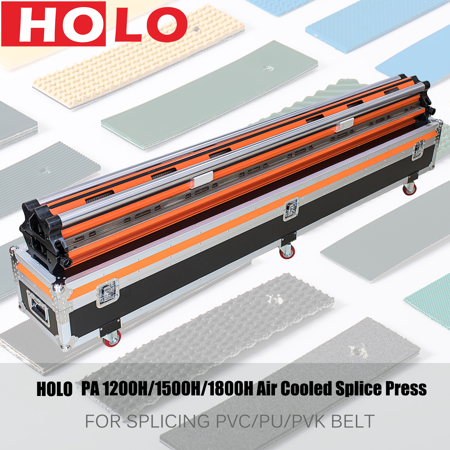 PA1500H - PVC PU Conveyor Belting joint Machine Hot splice press Air Cooled Press