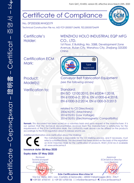 CE Certificate