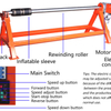 PVC PU Conveyor Belt Winder and Rewinder For CA Cutting Machine